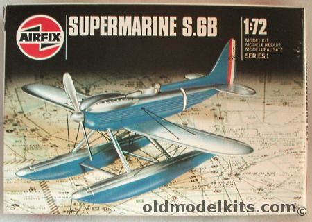 Airfix 1/72 Supermarine S6B Racer - (S-6B S.6B), 01007 plastic model kit